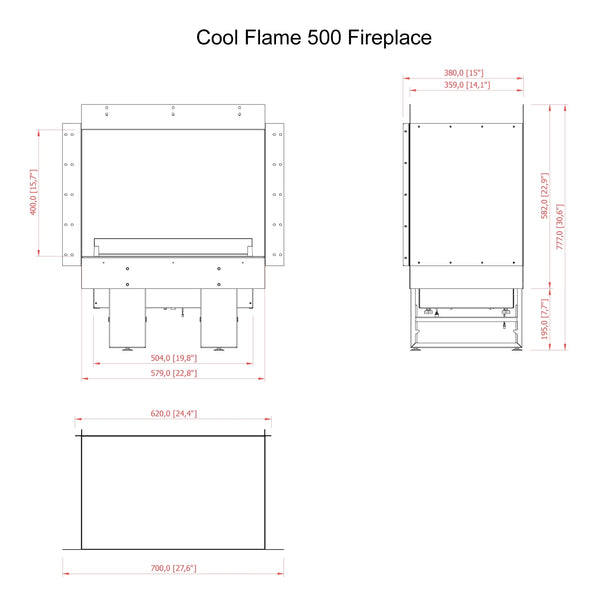 Cool Flame 500 jednostranný