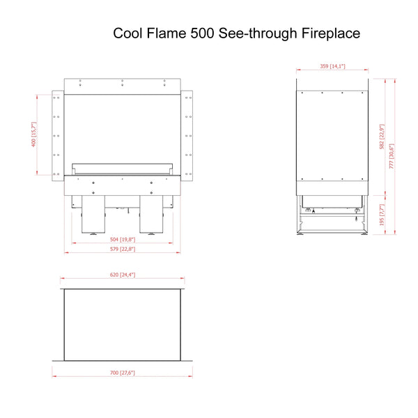 Cool Flame 500 průhledný