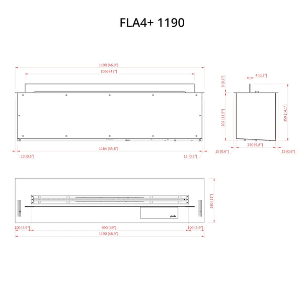 FLA4+ 1190 – automatický bioethanolový hořák
