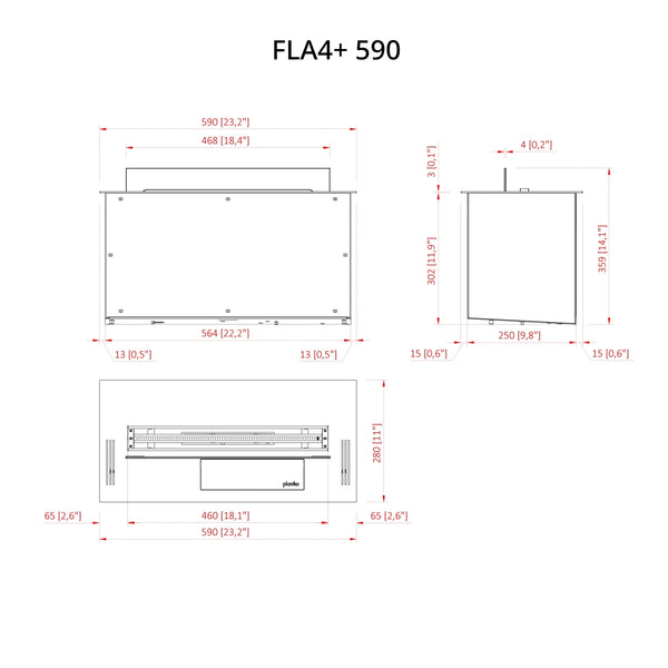 FLA4+ 590 - automatický bioethanolový hořák