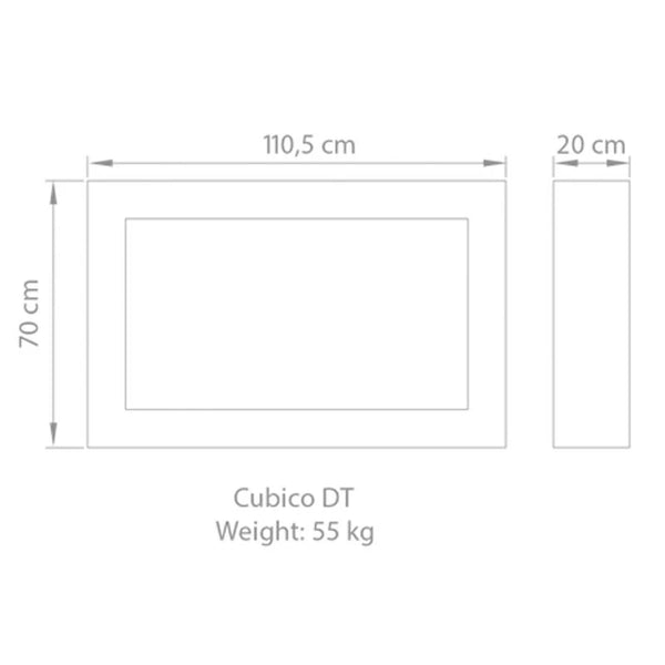 Safretti Cubico DT – kartáčovaná ocel