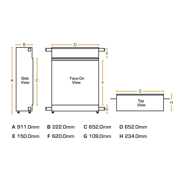 New Forest 650sq – vestavěný elektrický krb