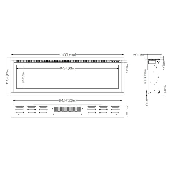 Regal 106 elektrický krb