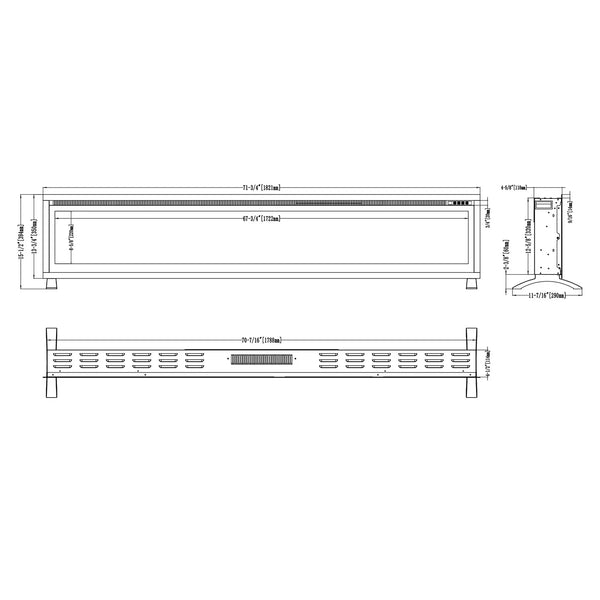 Regal 182 elektrický krb