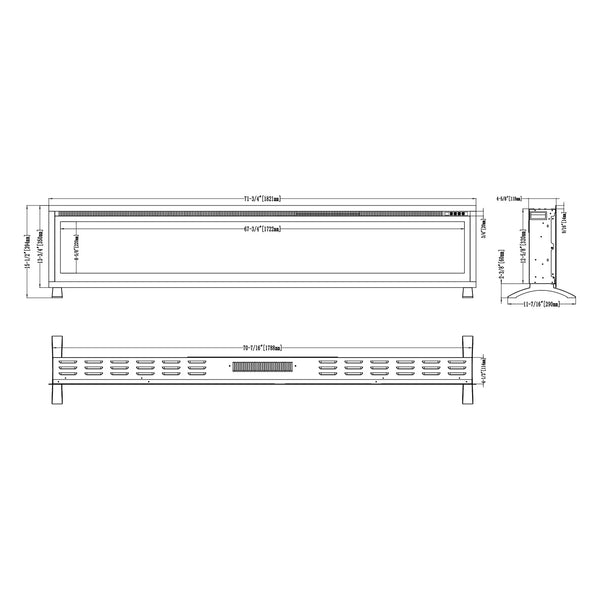 Regal 182 elektrický krb