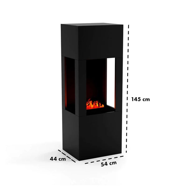 Böll Black - OMC 400 | volně stojící krb na vodní páru