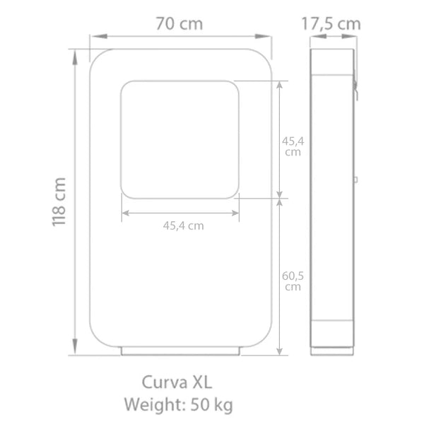 Safretti Curva XL – bílý