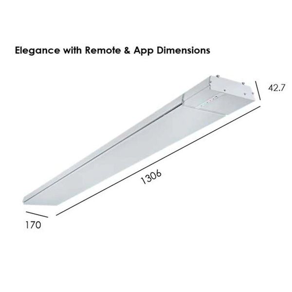 Heatstrip Elegance 3200 s dálkovým ovládáním + aplikací