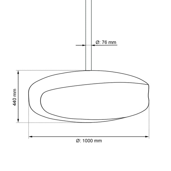 Gigas-100 stropní závěsný bioethanolový krb