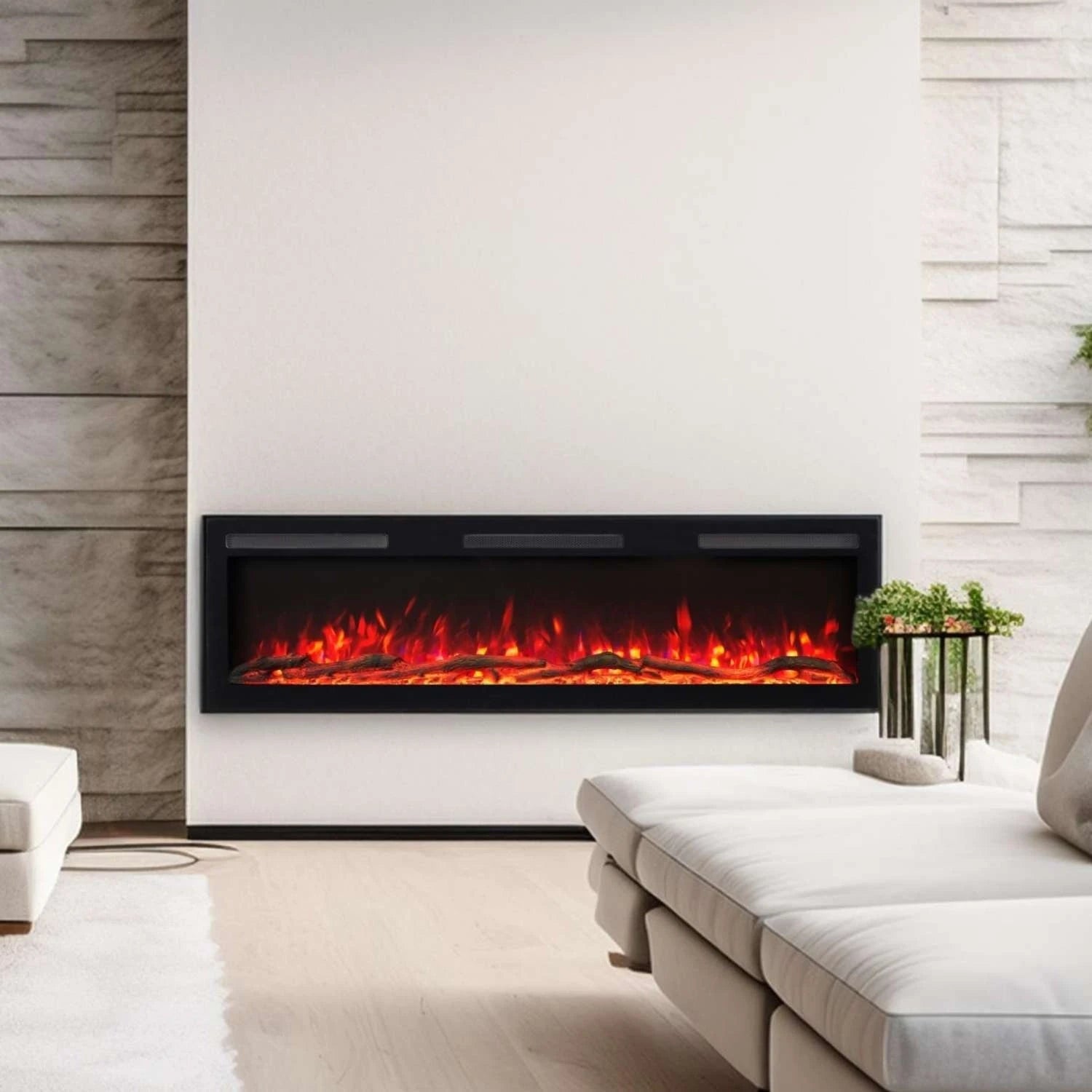 Majestic PRO nástěnný elektrický krb 84" (213 cm)