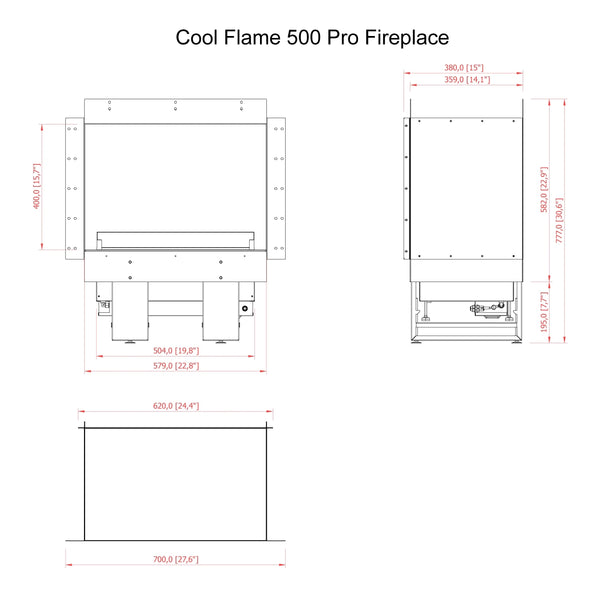 Cool Flame 500 levý roh