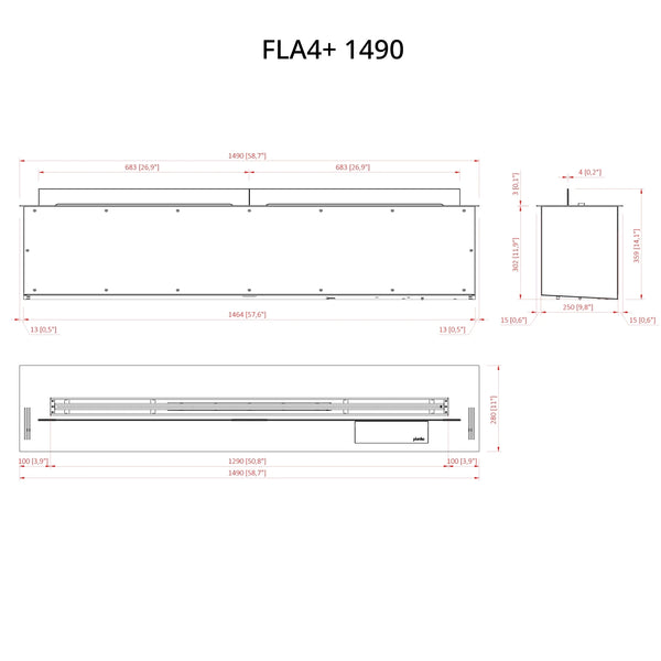 FLA4+ 1490 – automatický bioethanolový hořák