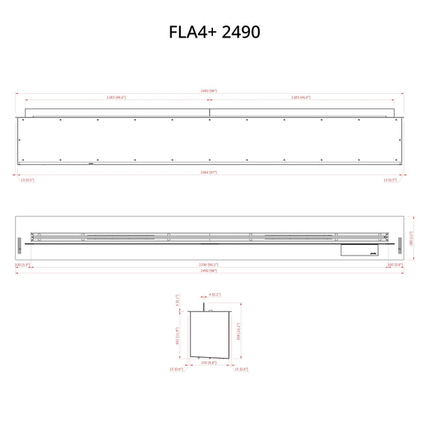 FLA4+ 2490 - automatický bioethanolový hořák