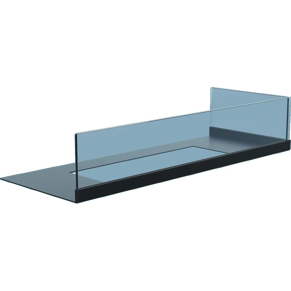 Sklo pro rohový bio krb – 60 cm pravé