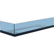 Sklo pro rohový bio krb - 60 cm vlevo