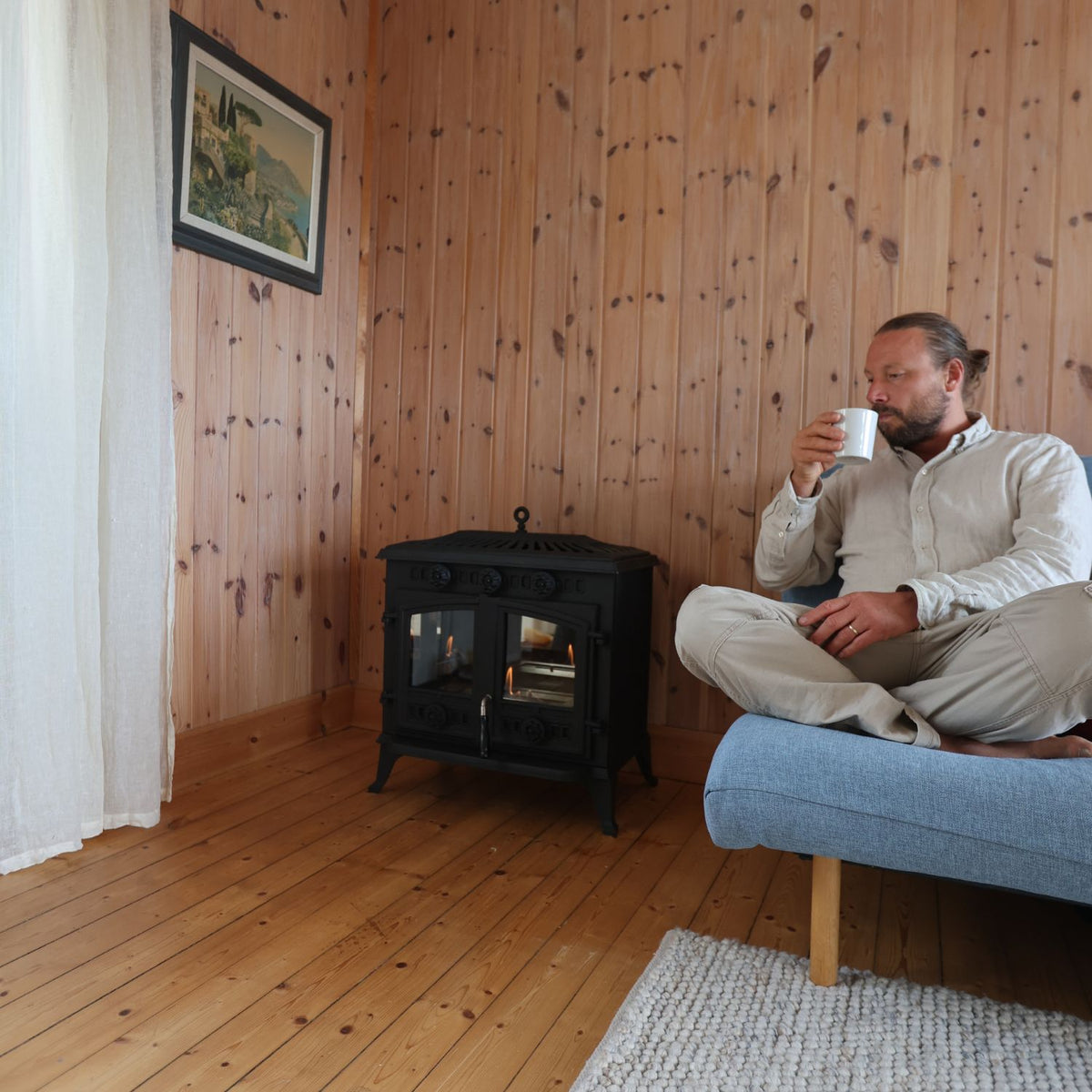 Spitsbergen - litinová biolihová kamna