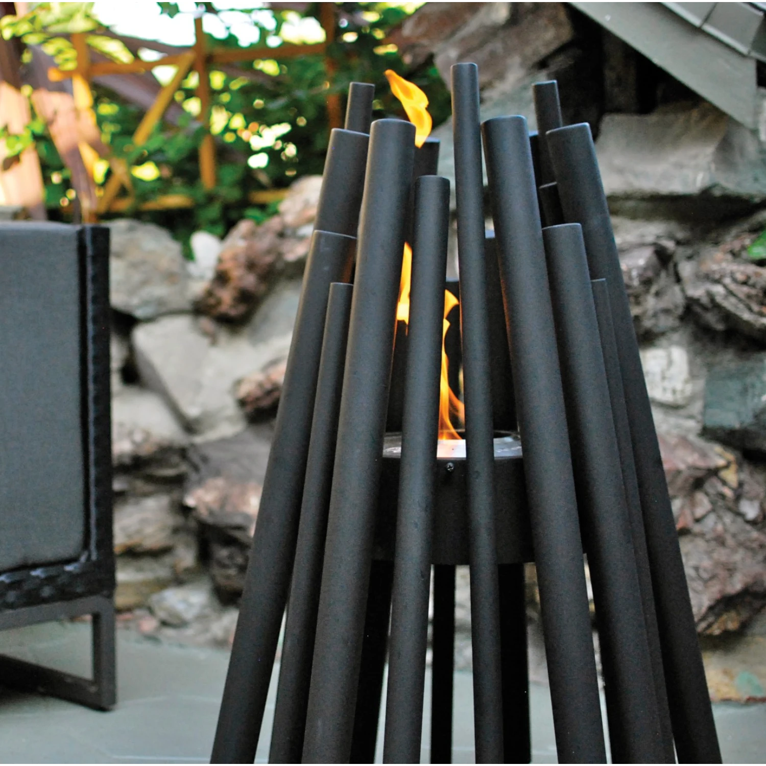 Stix Outdoor – černý bioethanolový krb