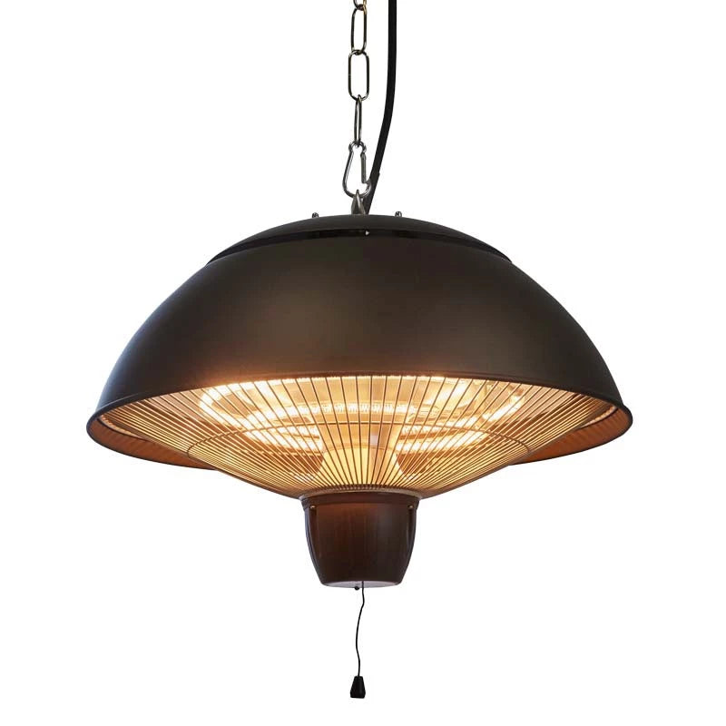 Závěsné terasové topidlo 600-1500 W, HA, Ø42 cm