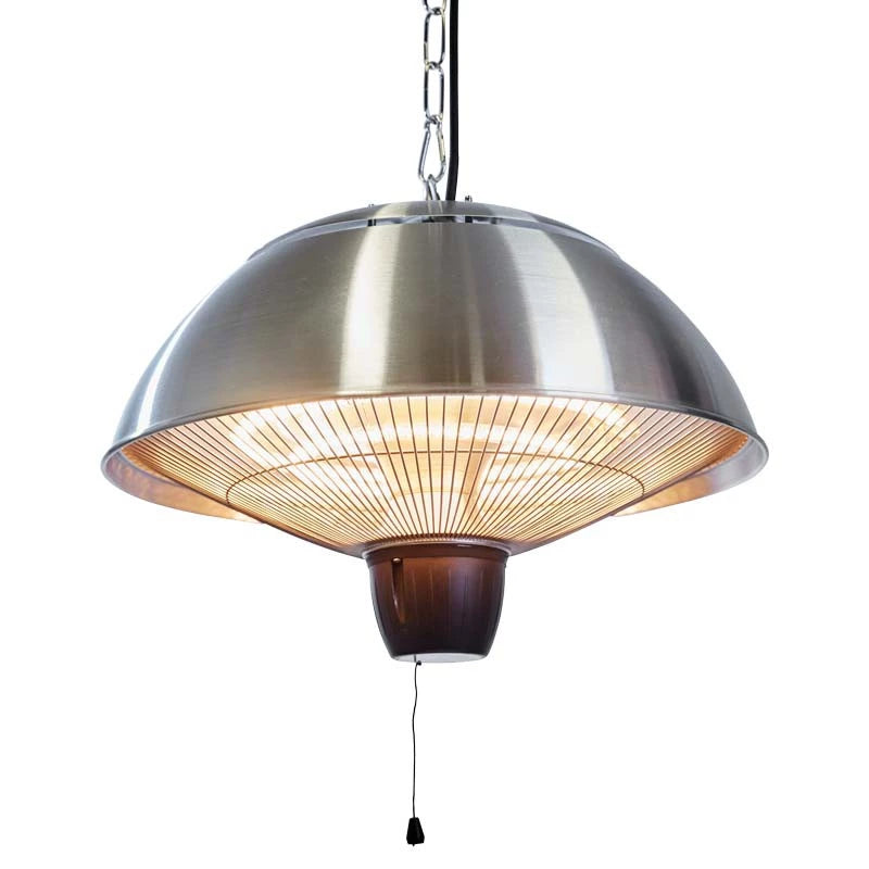 Terasový ohřívač závěsný 600–1500 W, HA, Ø42 cm
