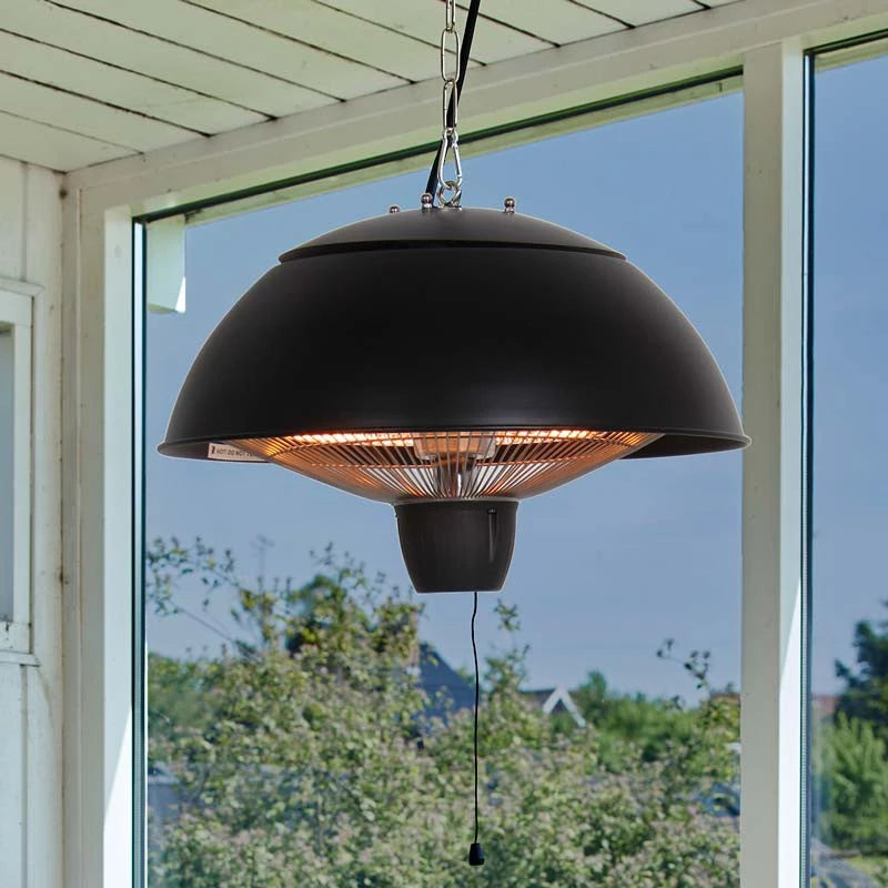 Závěsné terasové topidlo 600-1500 W, HA, Ø42 cm