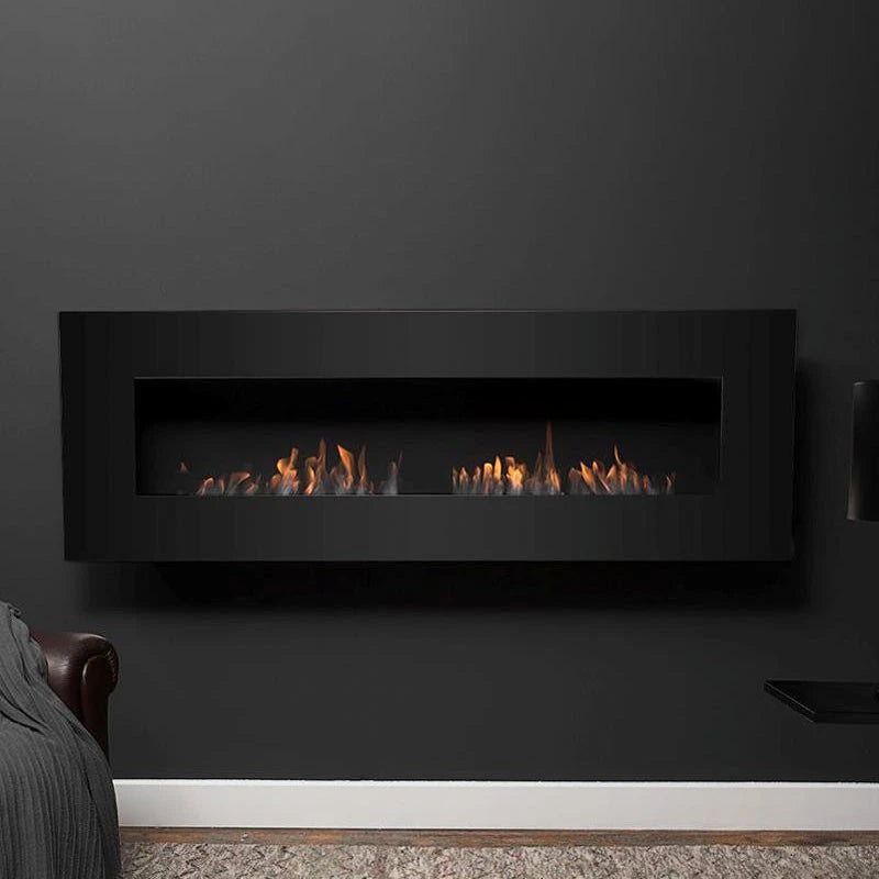 Icon Fires Nero 1450 nástěnný krb – černý