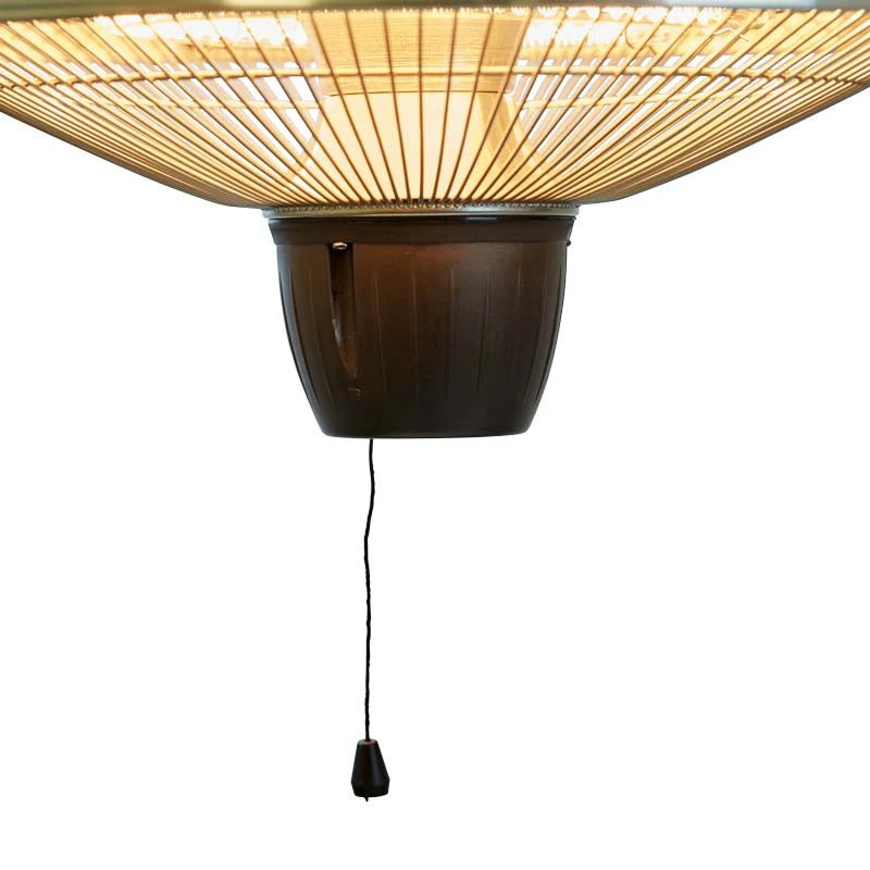 Terasový ohřívač závěsný 600–1500 W, HA, Ø42 cm