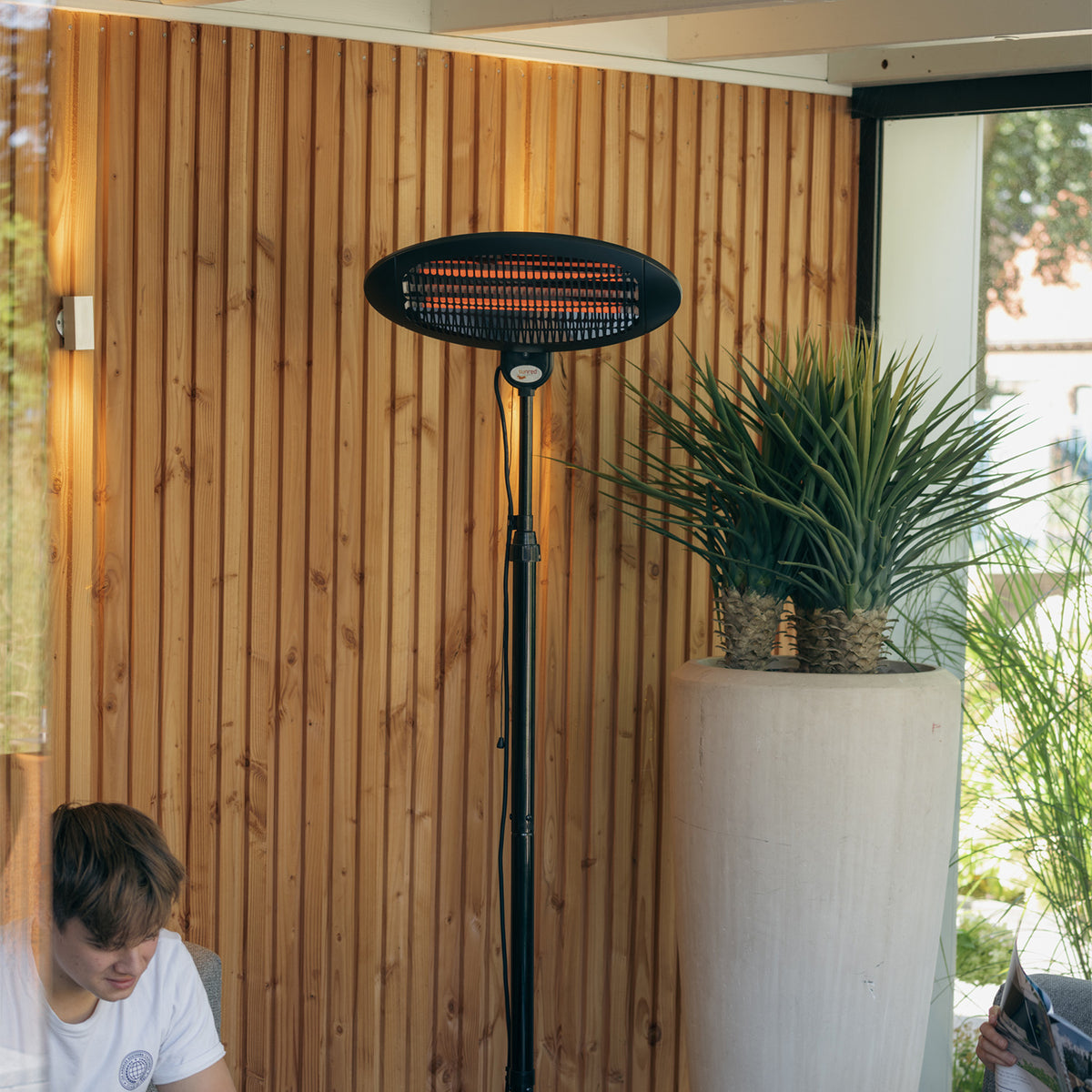 Elektra volně stojící terasový ohřívač 2000 Watt