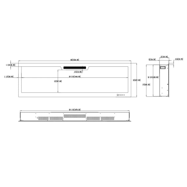 Aflamo Elite 153 cm elektrický krb