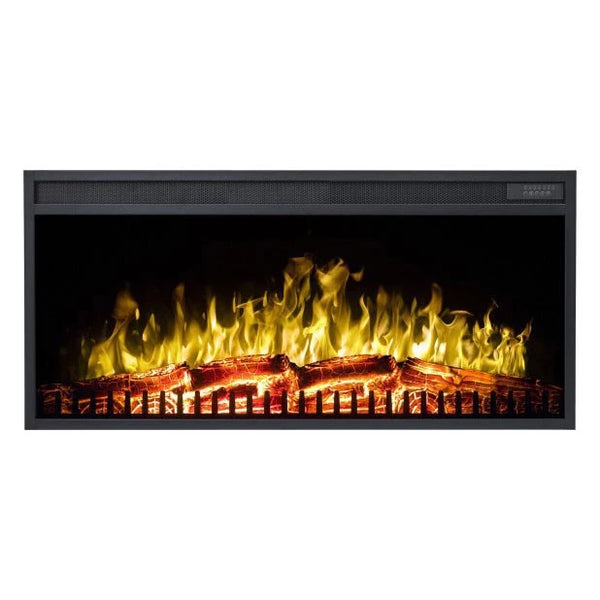LED Classic vestavěný elektrický krb - 129 cm