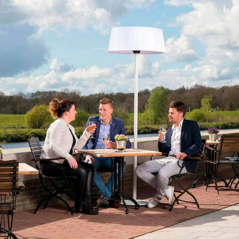 Artix stojací bílý terasový ohřívač 2100 Watt