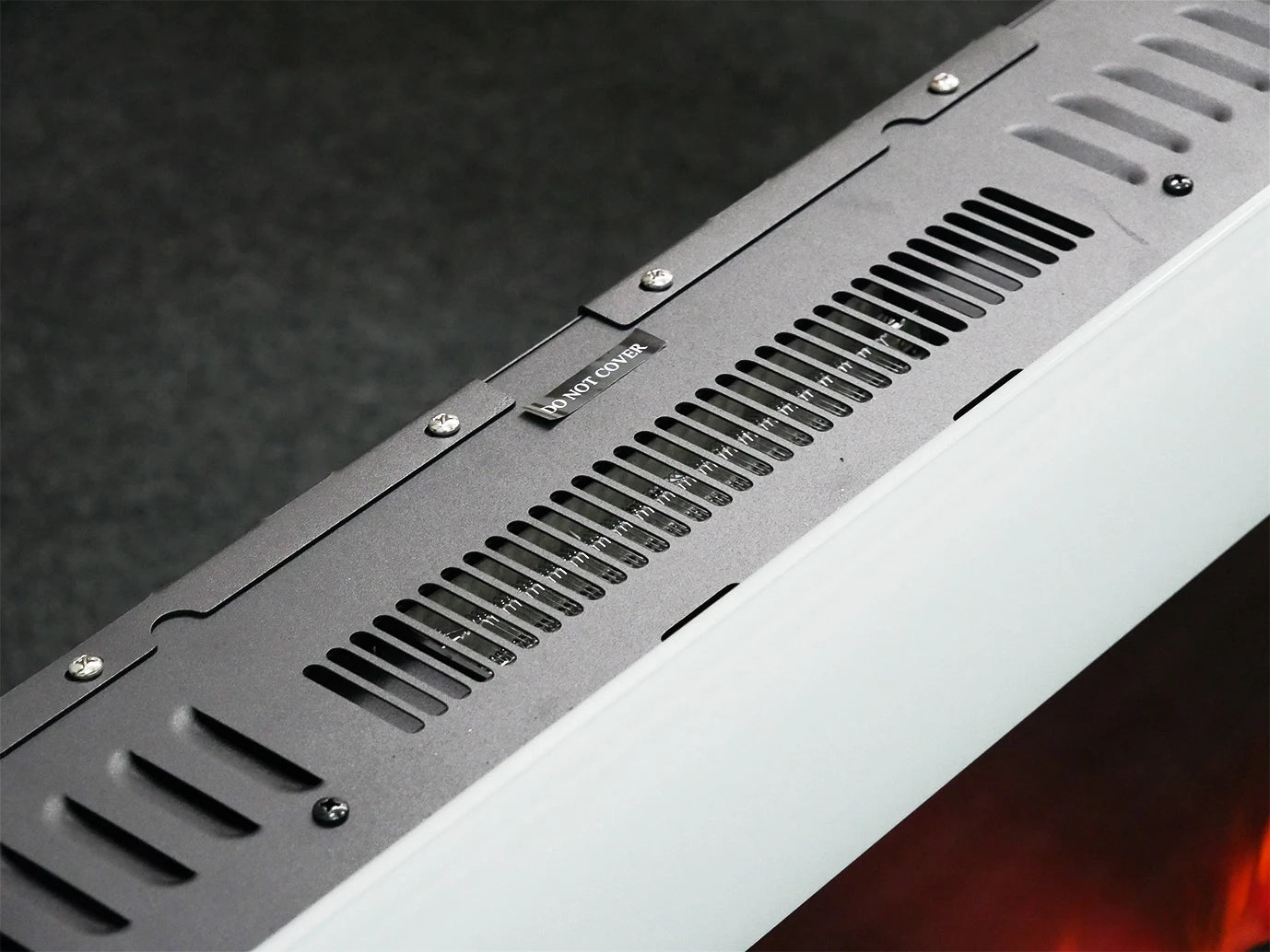 Azurite elektrický krb – bílý – 127 cm