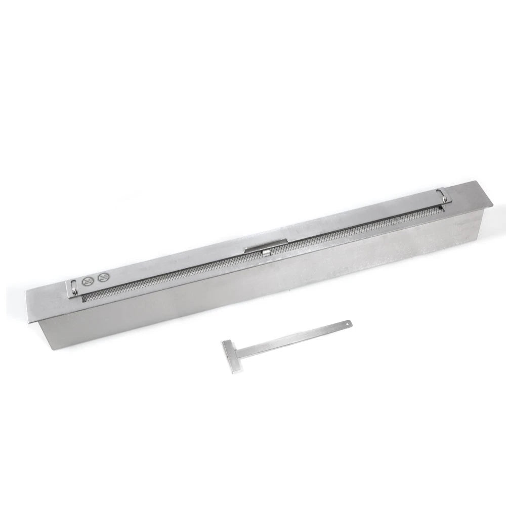 Slimline hořák ocel - 100 cm