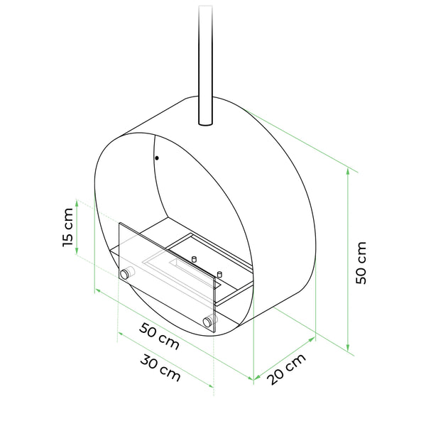 Ottawa ocel – 50 cm
