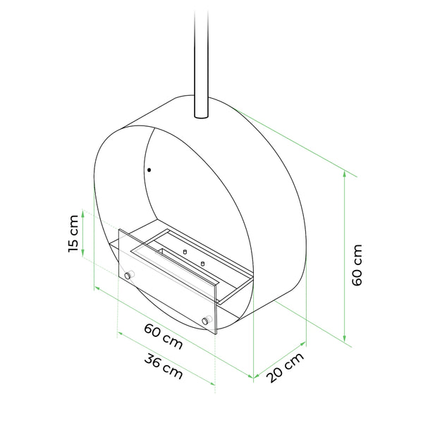 Ottawa ocel – 60 cm