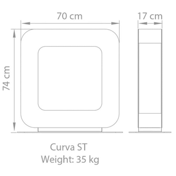 Safretti Curva ST – černá