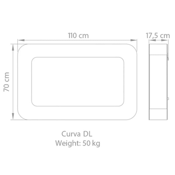 Safretti Curva DL - bílá