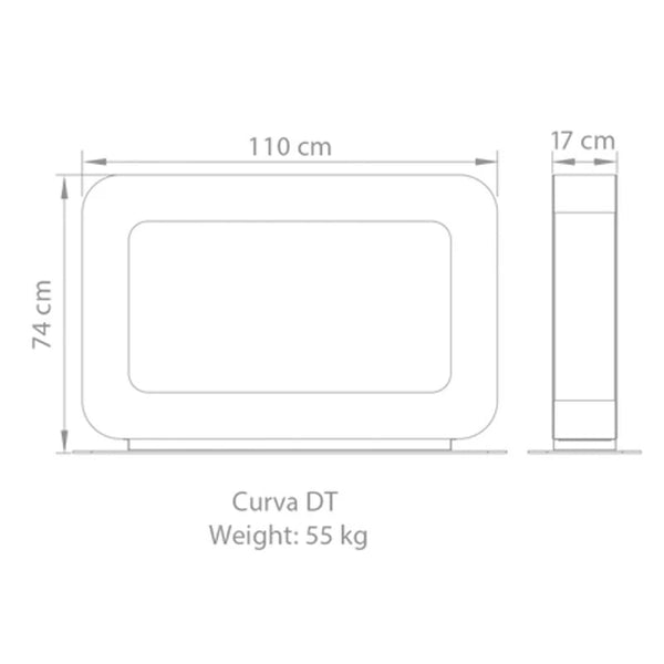 Safretti Curva DT – bílý