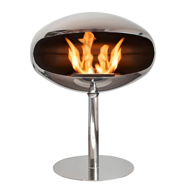Cocoon Pedestal – leštěná ocel
