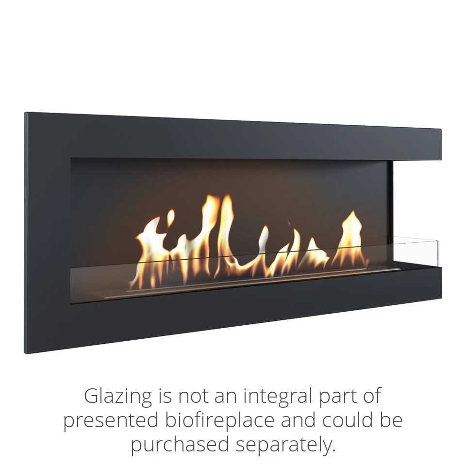 Rohový bio krb 120 cm (pravý)