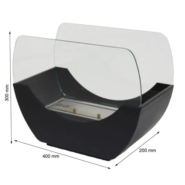 Cradle stolní bio krb - černý