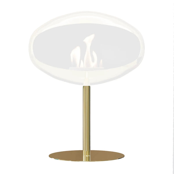 Polished Brass Stand for Cocoon Pedestal Bioethanol Fireplace