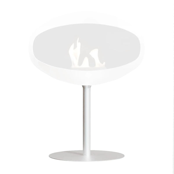 White Stand for Cocoon Pedestal Bioethanol Fireplace