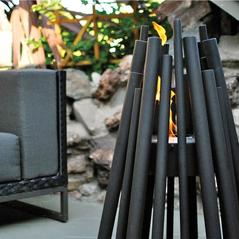 Stix Outdoor - Black Bioethanol Fireplace