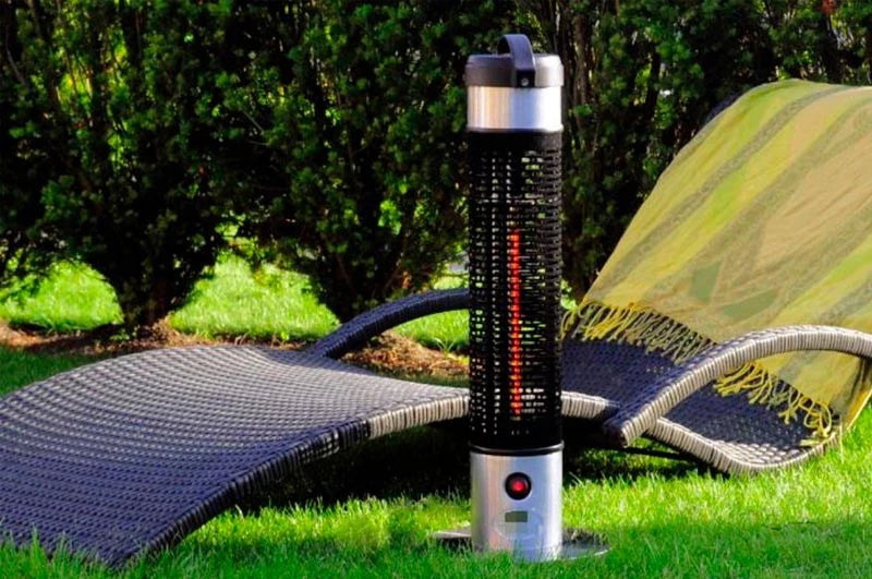 Terasa ohřívač podstolový model 1200 W stříbrný