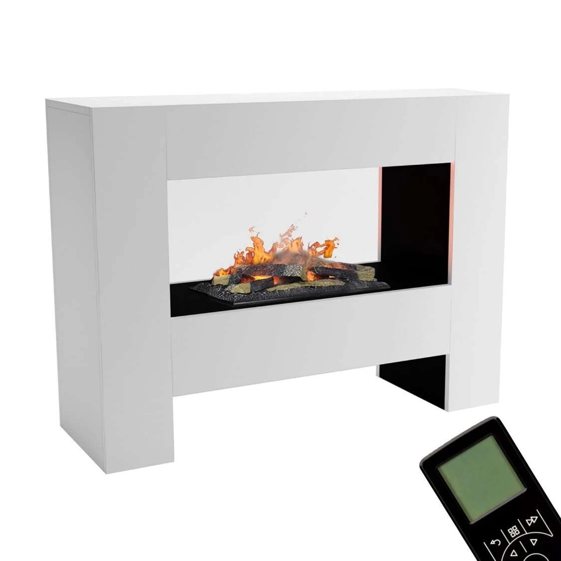 Fallada White – OMC 600 | Volně stojící krb na vodní páru