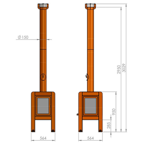 Fennek 50 zahradní krb