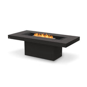 Gin 90 Bar bioethanol fire pit, tall bar-height design