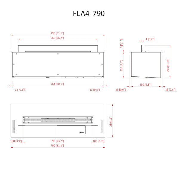 FLA4 790 - Automatický bioethanolový hořák