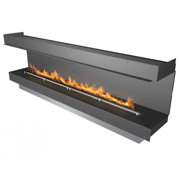 Three-sided Planika fireplace