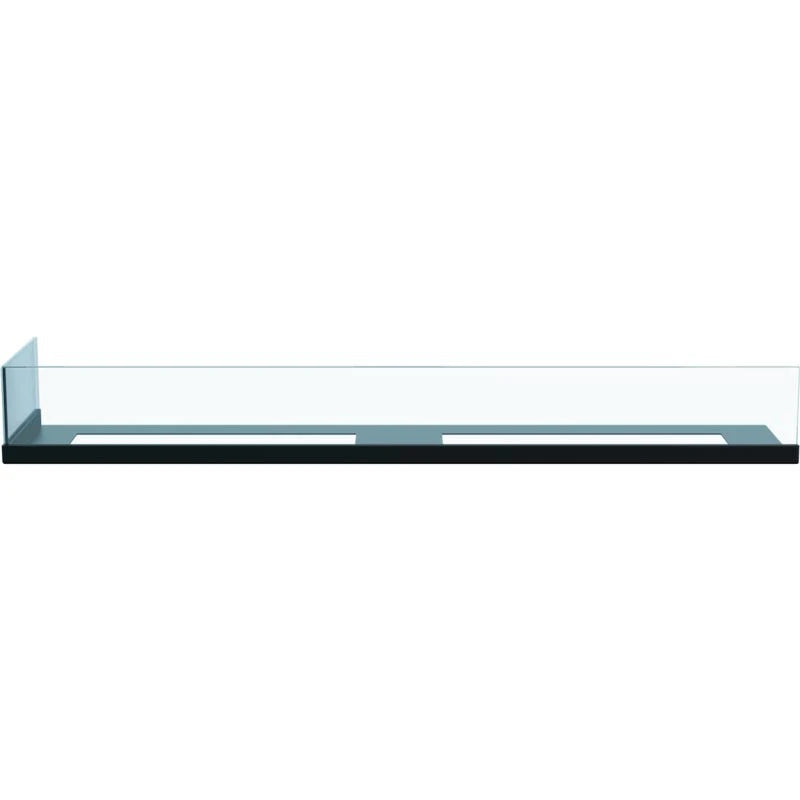 Sklo pro rohový bio krb – 90 cm vlevo